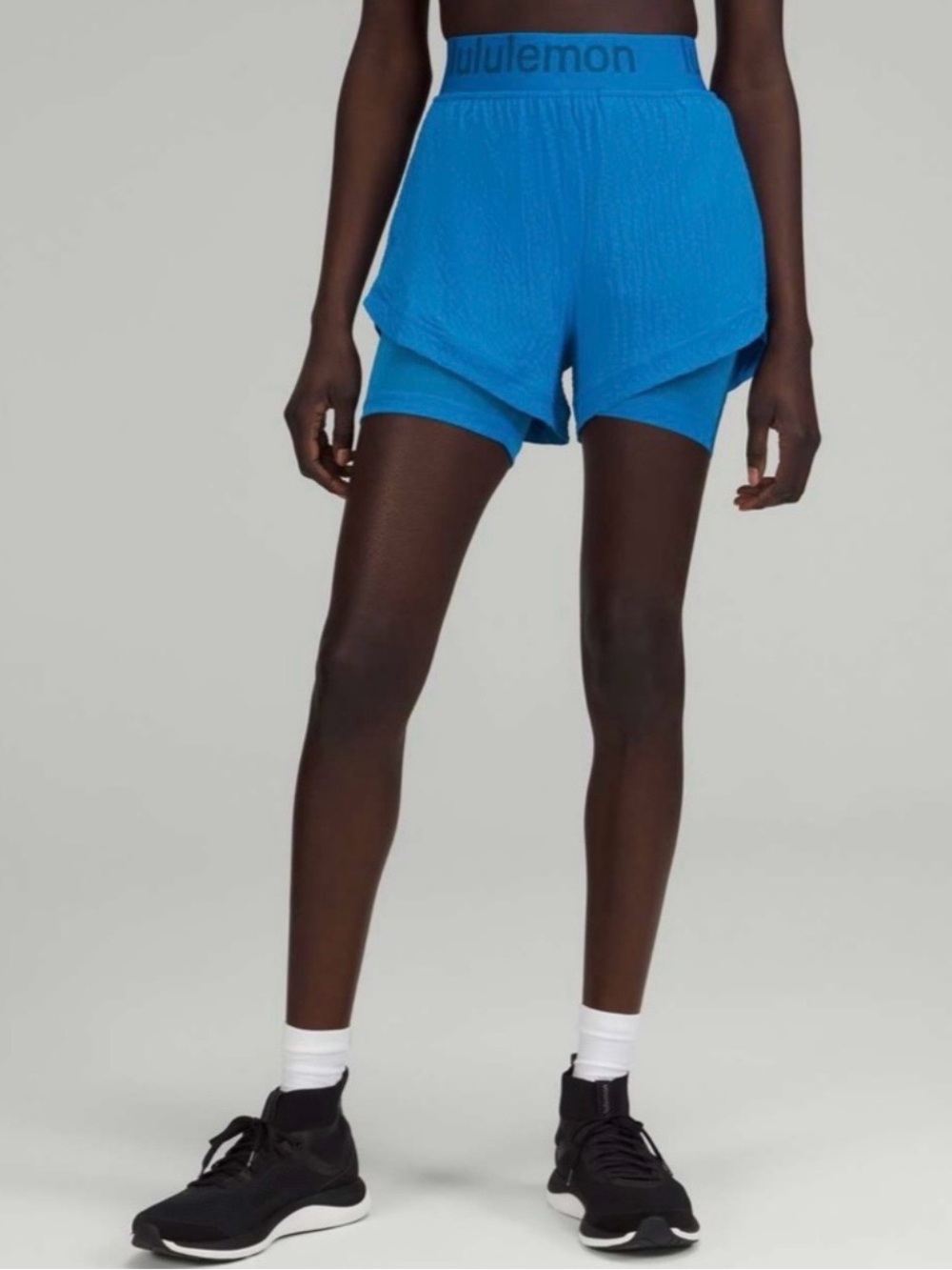 Lululemon Logo Waistband High-Rise Training Short